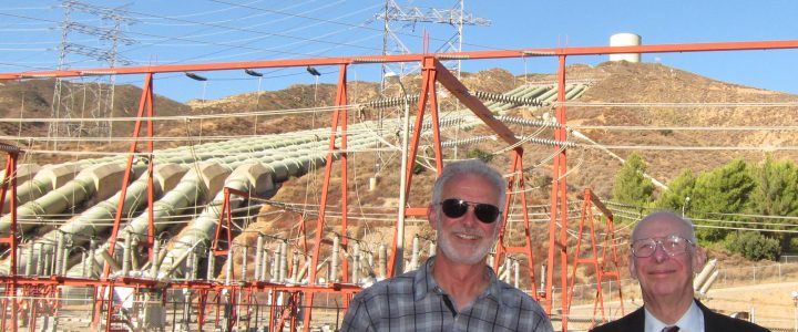Author and Dr. Paul Cooper at Castaic Pumped-Storage Hydroelectric Plant